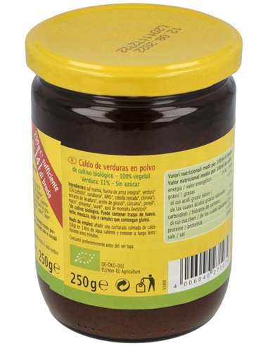 Caldo De Verduras  Brodo 250Gr. Bio Vegan de Rapunzel