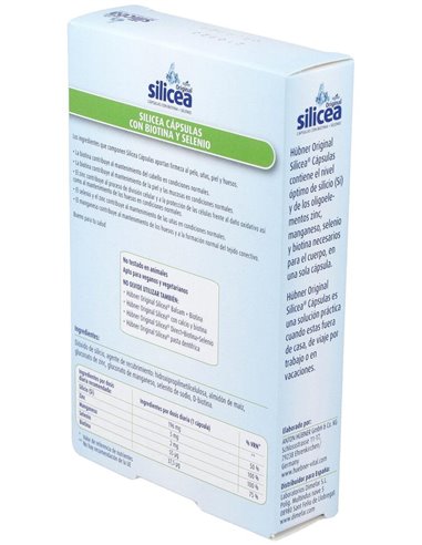 Silicea+Biotina+Selenio 30Cap. de Dimefar