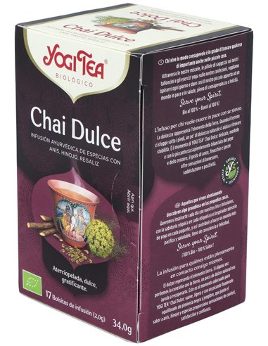 Yogi Tea Chai Dulce 17Infusiones de Yogi Tea