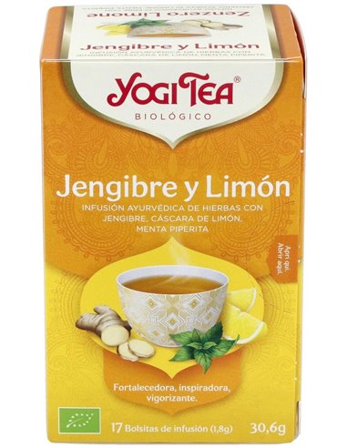 Yogi Tea Jengibre Y Limón 17 X 1,8 G