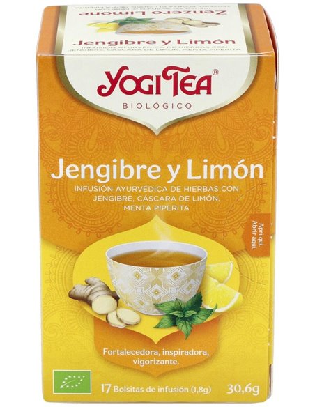 Yogi Tea Jengibre Y Limón 17 X 1,8 G