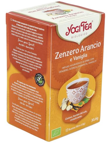 Yogi Tea Jengibre, Naranja Y Vainilla 17 X 1,8 G de Yogi Tea