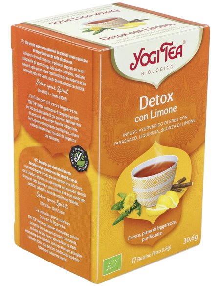 Yogi Tea Detox Con Limón 17 X 1,8 G de Yogi Tea