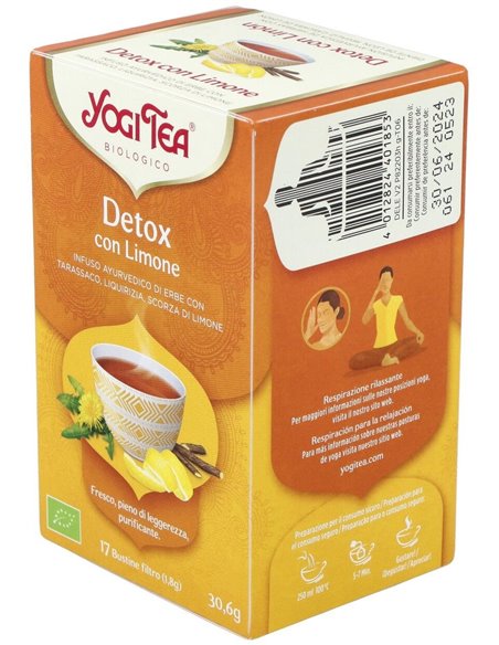 Yogi Tea Detox Con Limon 17Infusiones de Yogi Tea