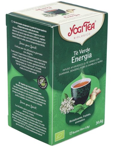 Yogi Tea Verde Energía 17 X 1,8 G de Yogi Tea