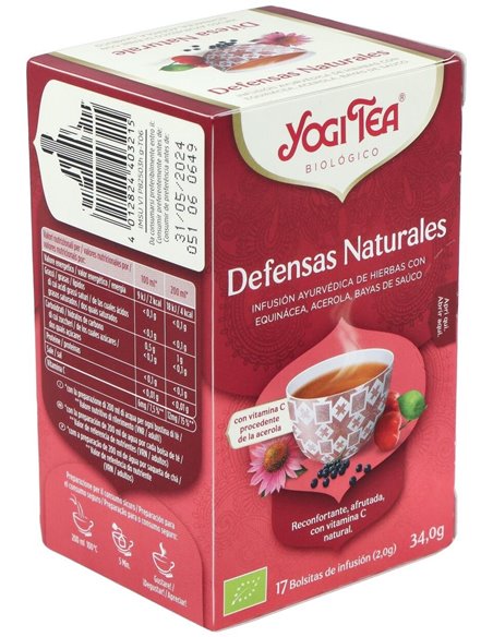 Yogi Tea Defensas Naturales 17 X 2 G de Yogi Tea