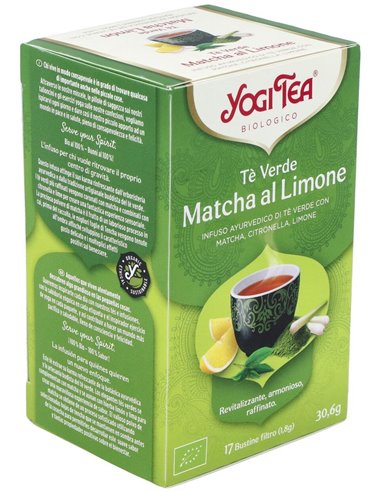 Yogi Tea Té Verde Matcha Limón 17 X 1,8 G de Yogi Tea