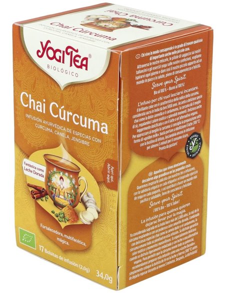 Yogi Tea Chai Curcuma 17 X 2 G de Yogi Tea