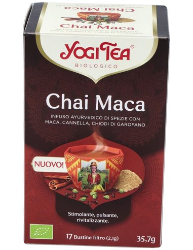Yogi Tea Maca Chai Organic 17 X 2 G de Yogi Tea