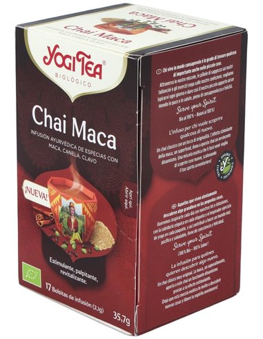 Yogi Tea Maca Chai Organic 17 X 2 G de Yogi Tea