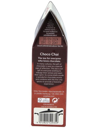 Yogi Tea Chocolate Chai 90 G de Yogi Tea