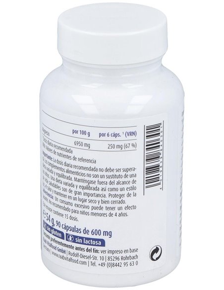 Citrato De Magnesio 90Cap. Sg Vegan de Raab Vitalfood