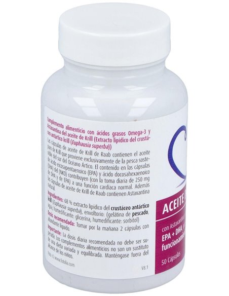 Aceite De Krill Forte 50Cap. Sg de Raab Vitalfood
