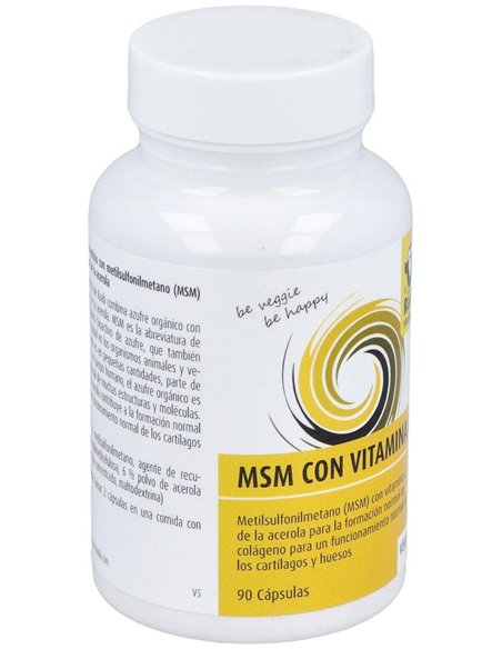 Msm Con Vitamina C 90Cap. Sg Vegan de Raab Vitalfood