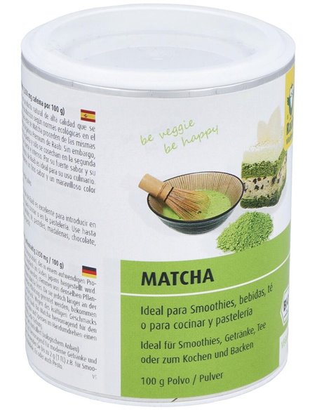 Matcha Te Verde Basic Polvo 100Gr. Bio Sg Vegan de Raab Vitalfood