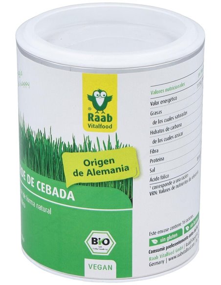 Verde de Cebada polvo, bote 75g RF de Raab Vitalfood