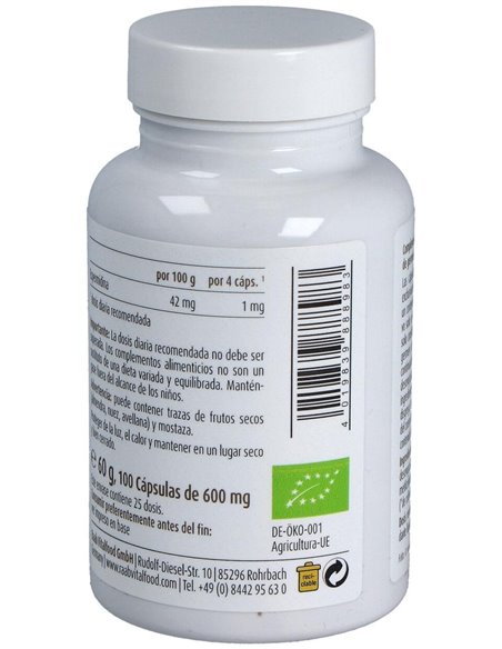 Germen de trigo con espermidina  600mg, bote 100ud de Raab Vitalfood