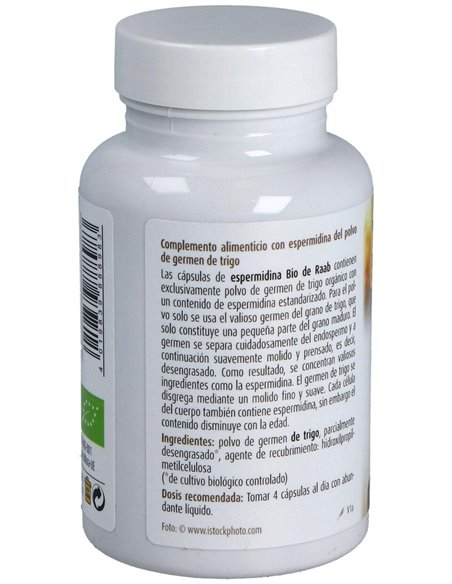 Germen de trigo con espermidina  600mg, bote 100ud de Raab Vitalfood