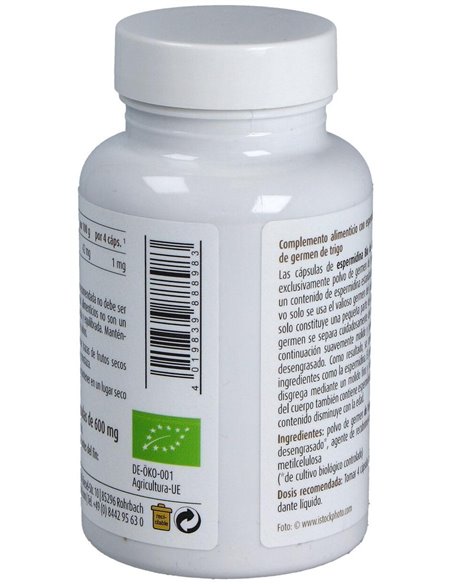 Germen de trigo con espermidina  600mg, bote 100ud de Raab Vitalfood