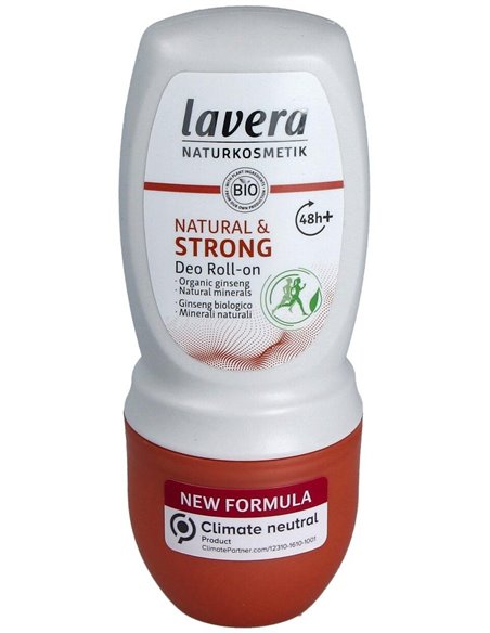 Strong & Natural Desodorante 48H Roll-On 50Ml. de Lavera