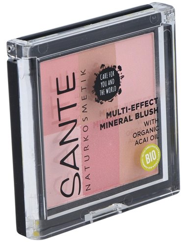 Colorete Multi Effect 6 Tonos 01 Coral 8Gr. de Sante Naturkosmetik