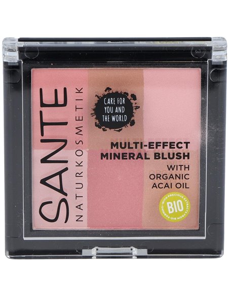 Colorete Multi Effect 6 Tonos 01 Coral 8Gr. de Sante Naturkosmetik