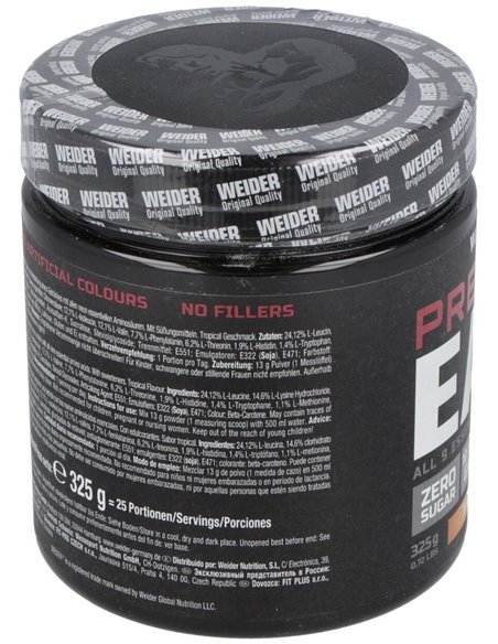 Weider Premium Eaa Zero Tropical 325Gr. de Weider