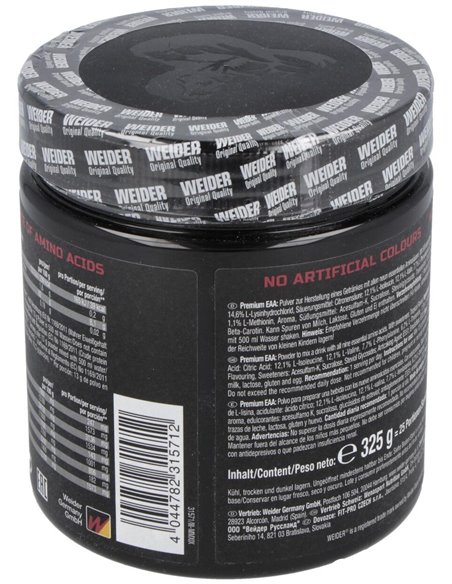 Weider Premium Eaa Zero Tropical 325Gr. de Weider