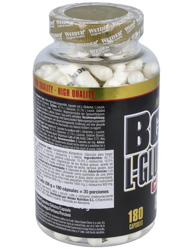Weider Bcaa + L-Glutamina 180Cap. de Weider