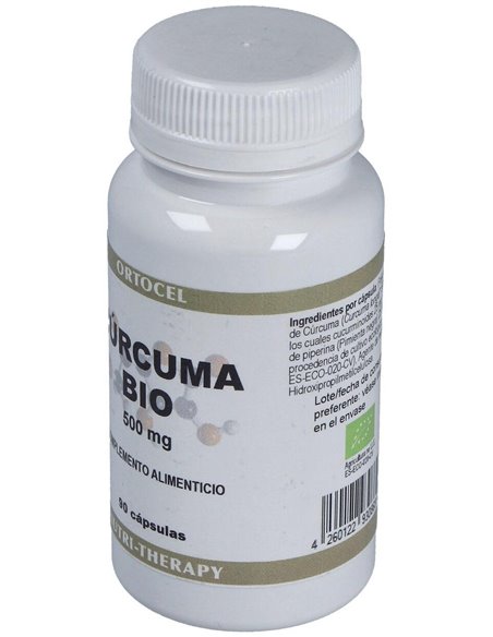 Curcuma 500Mg. 90Cap. de Ortocel Nutri-Therapy