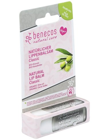 Bálsamo Labial Oliva Karité Jojoba Clasico 4,8g de Benecos