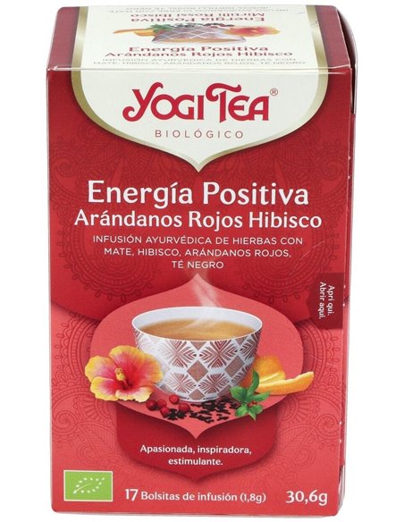 Yogi Tea Energía Positiva Arándanos Hibisco 17 X 1,8 G de Yogi Tea