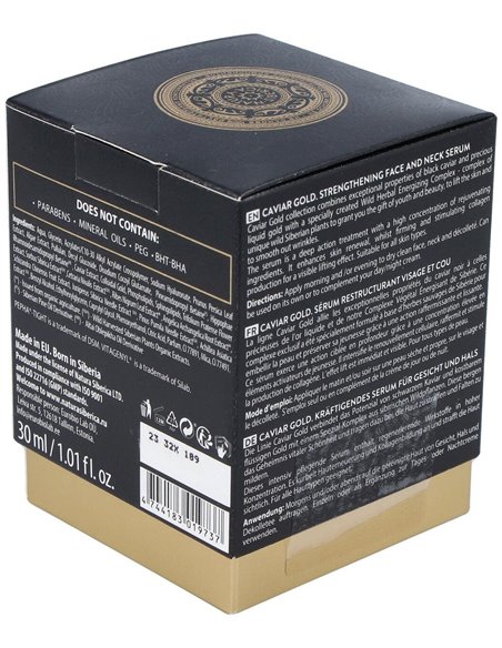 Caviar Gold Serum Reafirmante Rostro-Cuello 30Ml. de Natura Siberica