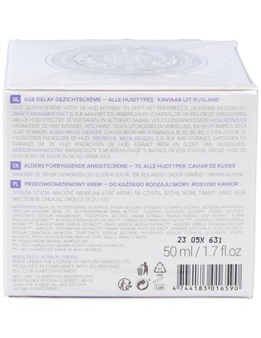 Crema Facial Anti-Age Caviar De Rusia 50Ml. de Natura Siberica