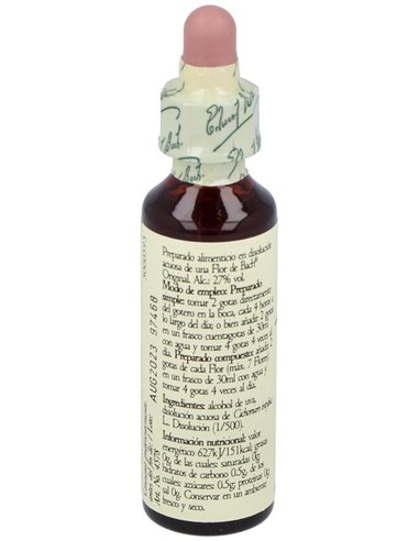 Flores Bach Chicory Achicoria 20Ml. de Flores Bach Original