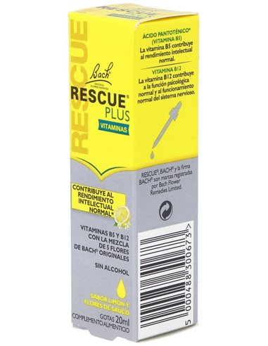 Rescue Plus Gotas Vitaminas 20Ml. Flores Bach de Flores Bach Original