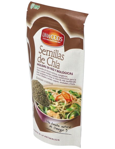 Semillas de Chía Molidas, Bio de Linwoods