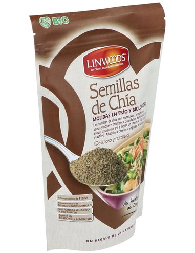Semillas De Chia  Molidas 200Gr. Bio de Linwoods