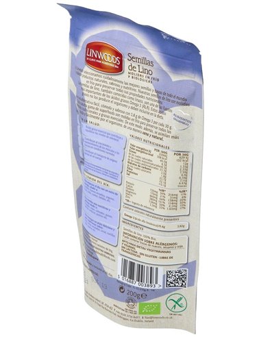 Semillas De Lino Molidas 200Gr. Bio de Linwoods