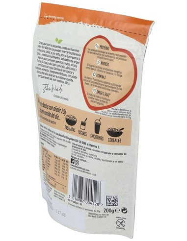 Semillas de Lino Molidas con Bacillus Coagulans y Vitamina D de Linwoods