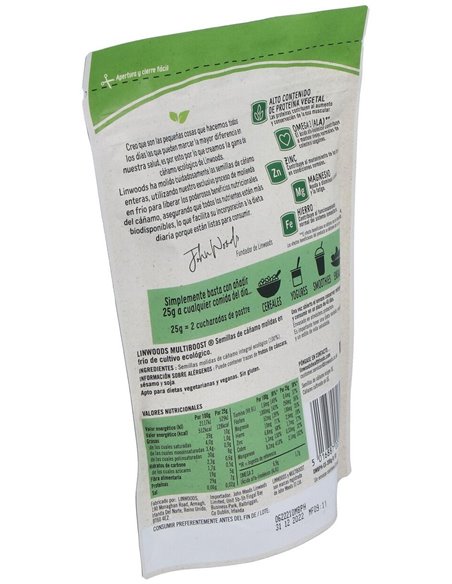 Semillas Molidas de Cáñamo Bio de Linwoods