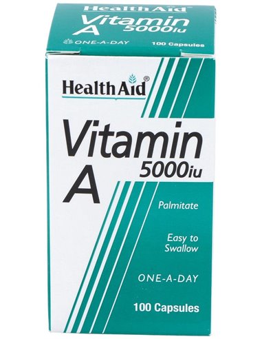 Vit A 5000Ui Con Vit D 400Ui 100Cap. Health Aid de Health Aid