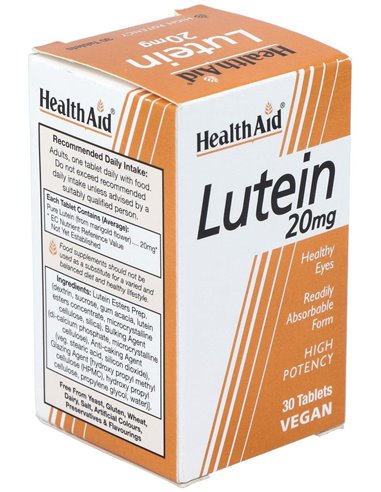 Luteína 20 Mg 30 Comp de Health Aid