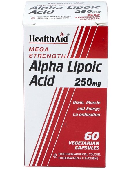 Acido Alphalipoico 60Cap. Health Aid de Health Aid