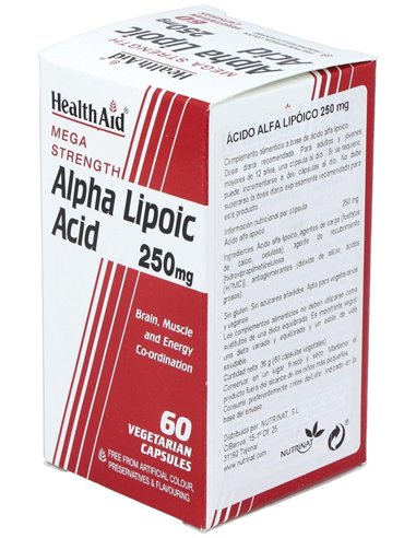 Acido Alphalipoico 60Cap. Health Aid de Health Aid