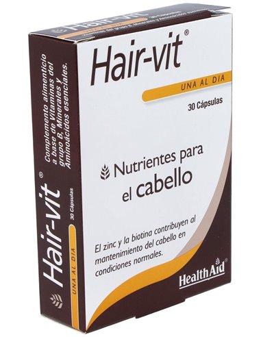 Hair-Vit 30Comp. Health Aid de Health Aid
