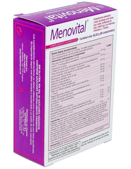 Menovital 60Cap. Health Aid de Health Aid