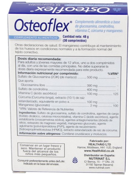 Osteoflex 30Comp. Health Aid de Health Aid