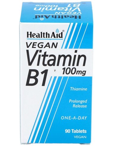 Vitamina B1 (Tiamina) 100 Mg 90 Comp de Health Aid