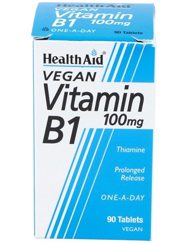 Vitamina B1 (Tiamina) 100 Mg 90 Comp de Health Aid